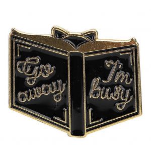 Mignon Dessin Anim&eacute; Lecture Livre Badge Broche En Alliage &Eacute;pinglette &Eacute;charpe V&ecirc;tements D&eacute;corationxz1584 - Neuf