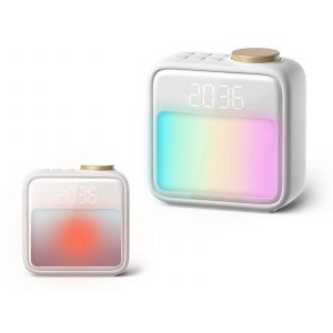 R&eacute;veil num&eacute;rique avec veilleuse et fonction sonore - Neuf