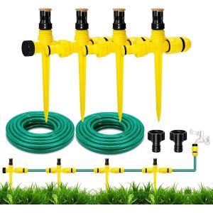 Ulteronixshop-Arroseur de jardin, arroseur de pelouse r&eacute;glable rotatif &agrave; 360&deg;, kit de syst&egrave;me d'arrosage hors sol, couverture de grande surface, arroseurs de cour polyvalents, arroseur de pelouse de jardin avec - Neuf