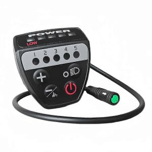 DZ888 Contrôleur d'affichage de vélo électrique Affichage LED Protocole UART pour BBS01B BBS02B Accès au moteur intermédiaire - Neuf