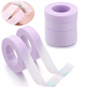L'extension De Cils Adhésif, 6 Rouleaux (0,5 Po X 10 Mètres - Violet) L'extension De Cils Bande Respirante Microporeux Tissu Ruban Adhésif Pour L'extension De Cils Fournitures - Neuf