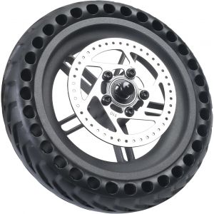 Rear Wheel For Xiaomi Mijia M365 Solid Tyre Disc Brake For Mijia M365 Electric Scooter 8.5 Inch Rear Wheel Hub And Disc Brake For Mijia M365 - Neuf