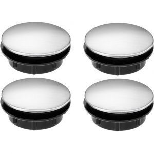 Bouchon de trou d'évier 4 paquets (1 à 1,2 pouces de diamètre) couvercle de trou de robinet d'évier couvercle de trou de robinet de cuisine en acier inoxydable - Neuf