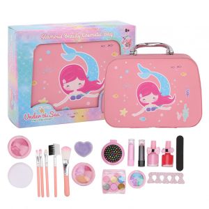 Ensemble De Jouets De Maquillage Pour Enfants, Sac A Main, Lavable, Jeu De Simulation, Jouets De Maquillage Pour Filles, 2005i - Neuf