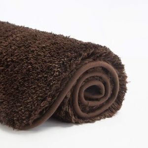 KAL-Tapis De Bain En Microfibre Épais, Antidérapant, Super Absorbant, Ultra Doux, Lavable En Machine, Séchage Rapide, Pour Salle De Bain, 40 X 60 Cm - Neuf
