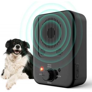 Asfasfq-Anti Aboiement Chien Ultrason, Automatique Boitier Ultrason Anti Aboiement, 3 Modes Ultrason Chien Anti-Aboiement Chien, Appareil Anti Aboiement Étanche Pour Petits Grands Chiens Intérieur Ex - Neuf