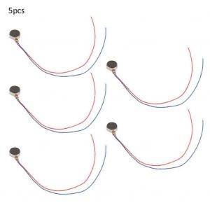 DC 3V 0.02W 0.08A Brosse Micro Moteur Vibrant Adhésif Pièce Plate -8x3.4mm - Neuf