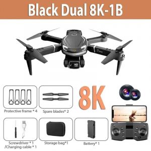Pour Xiaomi V88 Drone 8k 5g Gps Professionnel Hd Photographie Aérienne Télécommande Avion Hd Double Caméra Quadrirotor Jouet Uav-Black-8k-Battery1- - Neuf