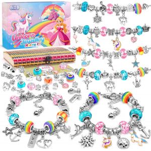 Cadeau Fille 6-13 Ans, DIY Bijoux Enfants Fille, Idee Cadeau Ado Fille, Jouet Fille 6 7 8 9 10 11 12 13 Ans, Kit Bracelet Fille, Jouet Enfant, Activites Manuelles pour Enfants - Neuf