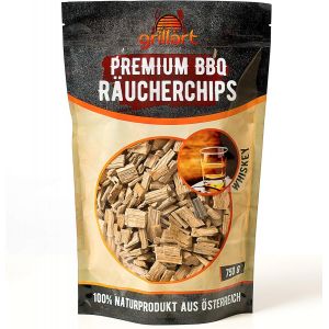 Kal-Copeaux De Fumage Xl De Qualit&eacute; Sup&eacute;rieure -Copeaux De Bois Tr&egrave;s Fum&eacute;s -100 % Naturel Avec F&ucirc;ts De Whisky -750 G - Neuf