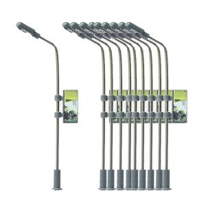 10x mod&egrave;le de train LED lumi&egrave;re Micro paysage jardin lampadaire lampadaire 1:100 - Neuf