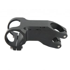Potence De Velo En Alliage D'aluminium Noir, Rehausseur De Guidon De Vtt Negatif A 25 Degres, Rehausseur De Potence De Guidon Court De 60 Mm - Neuf