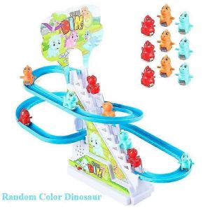 Jouet Amusant Pour B&eacute;b&eacute;, Toboggan &Eacute;lectrique Avec Lumi&egrave;res Led Et Montagnes Russes Musicales. - Neuf