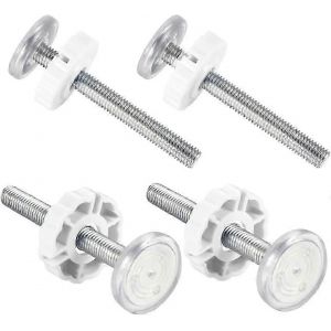 Barrière De Sécurité Pour Enfants, 4 Tiges Filetées M10 Pour Barrière Pour Bébé Ou Animal De Compagnie, Vis De Tension Pour Barrière D'escalier, Vis D'extension Pour Barrière D'escalier, Kit De Vis, - Neuf