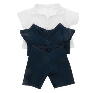 Ours Poupée Vêtements Docteur Ours En Peluche Animal Tenue Ensemble Enfants Médecin Jouer Set Docteur Manteau Pantalon Ensemble Ours En Peluche Jouets Habiller Costume Pour Poupée 25 cm - Neuf