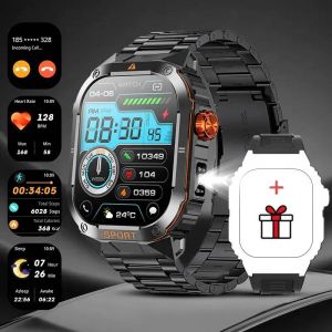 2025 2.01 ''Montre Smartwatch Fitness Horloge Bluetooth Appel Montre Intelligente Étanche Sport Montres Pour Hommes Xiaomi Android.Black Steel.Original Luxury Box - Neuf