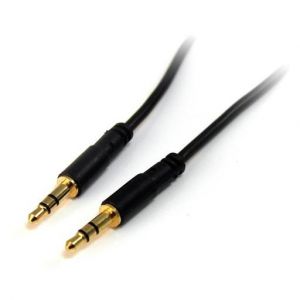 StarTech.com C&acirc;ble jack audio de 3,5 mm - Cordon mince de 3 m - Neuf