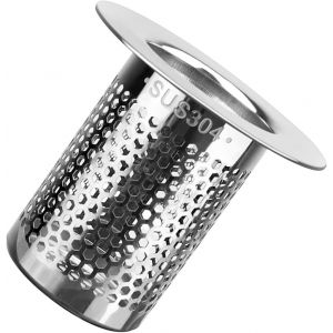 (M) Crépine D'évier De Cuisine, Grille D'évier De Cuisine En Acier Inoxydable - Bouchon D'évier De Cuisine, Filtre De Vidange En Maille, Pour Salle De Bain, Cuisine - Neuf