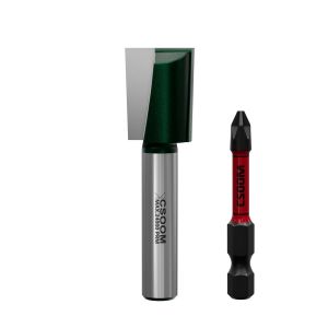 KAL-Fraise Professionnelle De Nettoyage Du Sol De 8 Mm, Avec Embouts Magnétiques À Percussion, Fraise À Tige, Outil De Travail Du Bois (16 Mm) - Neuf
