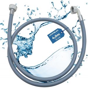 Tuyau D'arrivée D'eau Lave-Linge Lave-Vaisselle 2955 Raccordement Longueur 4,0m I 3/4"" Coudé/Droit Avec Joint I Tuyau D'arrivée D'eau Usage Universel Indépendant Du Fabricant - Neuf