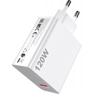 LORANKA-120W Chargeur Rapide USB pour Redmi Note15 Pro+14 13 12 11Pro Plus,Chargeur- Turbo Secteur USB C pour Xiaomi 15 Ultra 15T Pro 14T 13T 12TPro 13Pro 12Pro POCO F7 Ultra X7 X6 F6 F7Pro F5 F4 Pad - Neuf