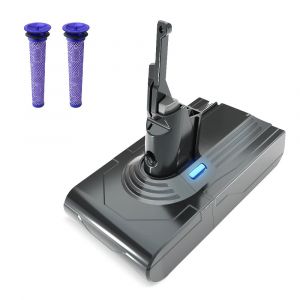 Batterie pour Dyson aspirateurs V8 SV10, avec 2 Filtres - Neuf