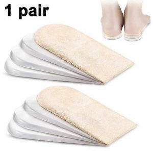 (4 Couches) Semelles Intérieures D'augmentation De La Hauteur,Inserts Orthopédiques Réglables De Levage Du Talon,Talon Cushi - Neuf
