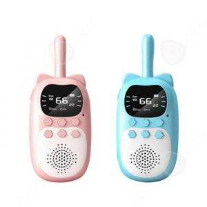 C Talkie walkie enfants 1000mah appel sans fil 3 km chargement USB interaction parent-enfant en extérieur avec lampe de bleu et - Neuf