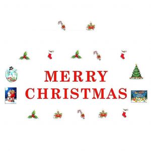 30pcs De No&euml;l D'un R&eacute;frig&eacute;rateur De Voiture D&eacute;corations Magn&eacute;tiques Stickers Pour Porte De Garage - Neuf