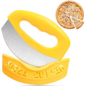 Mevronisshop-Coupe-Pizza Professionnel - Coupe-Pizza En Acier Inoxydable Avec Couvercle Et Carte &Agrave; P&acirc;te, Couteau &Agrave; Pizza, Coupe-Pizza, Rouleau &Agrave; Pizza, Accessoires &Agrave; Pizza, Gadgets De Cuisine, Gratto - Neuf