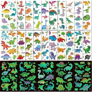 Lot de 20 feuilles de tatouages temporaires phosphorescents pour enfants, calendrier de l'Avent 2022, décoration de Noël, fête, anniversaire d'enfant - Neuf