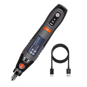 Mini Perceuse Sans Fil Aste Usb,Stylo De Gravure Sans Fil,Outil À Distance À 3 Vitesses,Perceuse Électrique Dremel,Accessoires De Meulage - Type Drill - Neuf