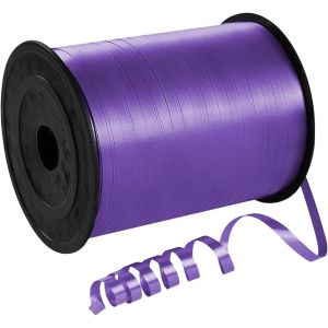 Kal-Ruban Pour Ficelle De Ballon,500 Yard Ruban Bolduc Lisse Paquet Cadeau Violet Fonc&eacute; Rubans Curling Ballon Pour D&eacute;coratif Cadeau Accessoire D&eacute;coration&bricolage Et Ballon Mariage Anniversaire Et N - Neuf