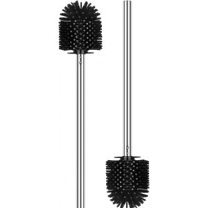 Brosse De Toilettebrosse De Toilette Avec Nettoyant Pour Bordsbrosse De Toilette Amélioréebrosse De Toilette Incurvéelong Manche (2 Pièces (Avec Crochet)) - Neuf
