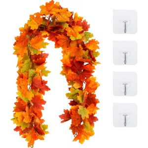 CAUC-2 Pièces Décoration Automne, Deco Automne pour Intérieur Et Extérieur,Guirlande Idéale pour Décor Halloween Mariage Et Dîners Festifs - Neuf