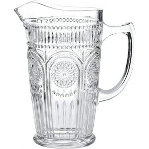 Cmws-Carafe En Verre De 50 Onces, Carafe À Eau Classique Pour Thé Glacé, Jus, Lait, Boissons, Carafe En Verre Résistant À La Chaleur Pour Eau Froide/Chaude - Neuf
