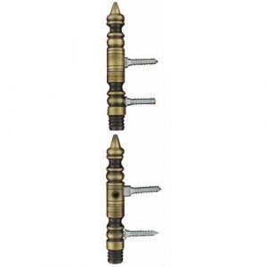Embouts - pour fiche à lacets sur mesure - vieux bronze BROS - Neuf
