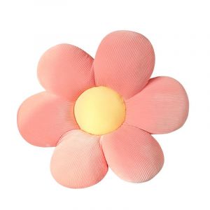 Coussin De Chaise En Forme De Fleur (Rose, 35 X 35 Cm), Coussin De Sol Confortable Et Moelleux, Coussin Tatami Pour Enfant, Jardin, Salon, D&eacute;coration Int&eacute;rieure Et Ext&eacute;rieure - Neuf