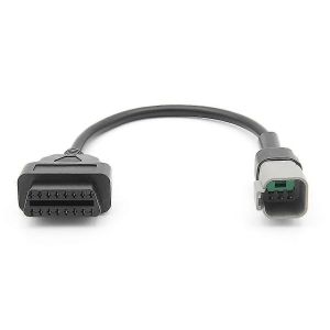 Adaptateur de câble de diagnostic OBD2 6 broches à 16 broches,remplacement du scanner OBDII pour outils de moto CAN AM ATV UTV - Neuf