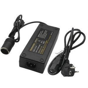 Convertisseur de voiture 12v 15a 160w Adaptateur de voiture 220v à 12v Convertisseur de voiture Maison - Convertisseur de briquet Eu Plug - Neuf