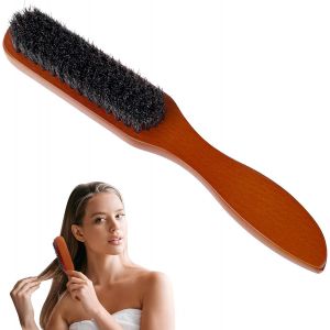 Brosse Pour Plaquer Les Cheveux, Brosse A Cheveux Demelante, Antistatique Massage Du Cuir Chevelu Peigne, Brosse Poil De Sanglier Cheveux Pour Le Nettoyage Des Cheveux Et De La B - Neuf