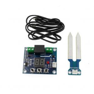 Module de contrôleur d'humidité du sol DC 12V Contrôleur de capteur d'humidité Système d'irrigation Eau automatique - Neuf