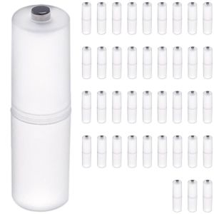 CERU-30 Pièces Adaptateur De Batterie Aaa Vers Aa,Convertisseur De Support De Batterie Coque De Support De Boîtiers Transparents (Les Piles Ne Sont Pas Incluses) - Neuf