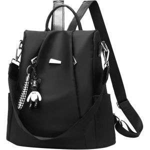 KALANKA-Petit Sac a Dos Antivol Femme, Sacs à Main Portés Dos Elégant Léger, Sacoche Bandoulière pour Voyage Travail Loisirs Université L'école Collège - Neuf