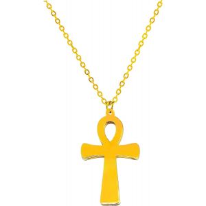 Collier Croix Pour Femme En Acier Inoxydable Avec Pendentif Croix Collier 45 Cm Avec Enveloppe Ou Bo&icirc;te Cadeau,Standar,Acier Inoxydable,Sans Objet - Neuf