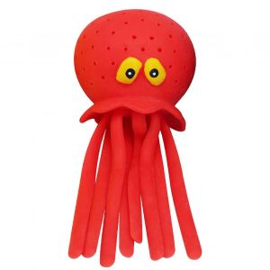 Balles d'eau en forme de pieuvre mignonnes, adorable jouet de bain pour enfants, anti-stress, amusant pour l'été-Rouge - Neuf