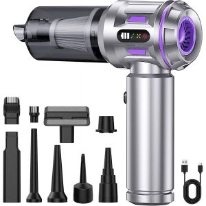 Aspirateur &agrave; Main sans Fil, Puissant, 3 Vitesses Aspirateur &agrave; Main sans Fil Ultra-Puissant - Aspirateur Voiture Moteur sans Balais - pour Poils d'animaux, Maison, Auto - Neuf