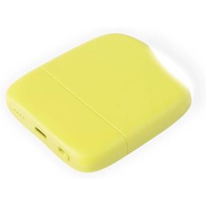 - Ice-Powerbank - Batterie Externe 5000 Mah Avec Lumi&egrave;re Tactile Int&eacute;gr&eacute;e Adapt&eacute;e &Agrave; Tous Les Smartphone Iphone,Samsung,Huawei,Xiaomi,Lg,Tablette En Plastique Recycl&eacute; Certifi&eacute; Grs - Jaune - Neuf