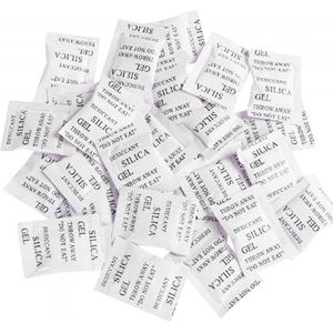 Checarzhn--No1-Lot De 200 Sachets Déshydratants En Gel De Silice De 1 G - Absorbeur D'humidité - Déshumidificateur Doux Avec Odeurs Pour Emballage Alimentaire/Garde-Robe (Blanc, Taille 3 X 4 Cm) - Neuf