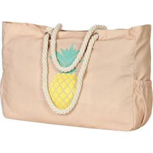 TZF-Sac de plage - Motif Ananas - Sac de Plage xxl - Étui pour Téléphone, Décapsuleur et Porte-clés - Sacs de Plage pour Femme avec Fermeture Éclair - Neuf